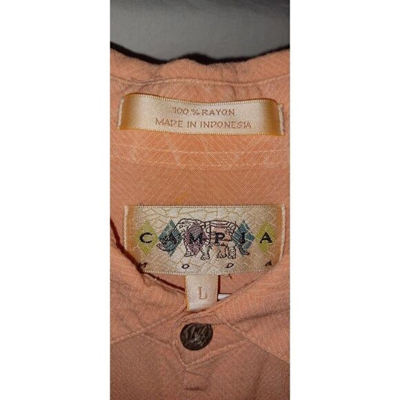 NWOT! Men’s Moda Campia Large Hawaiian shirt - Picture 3 of 4